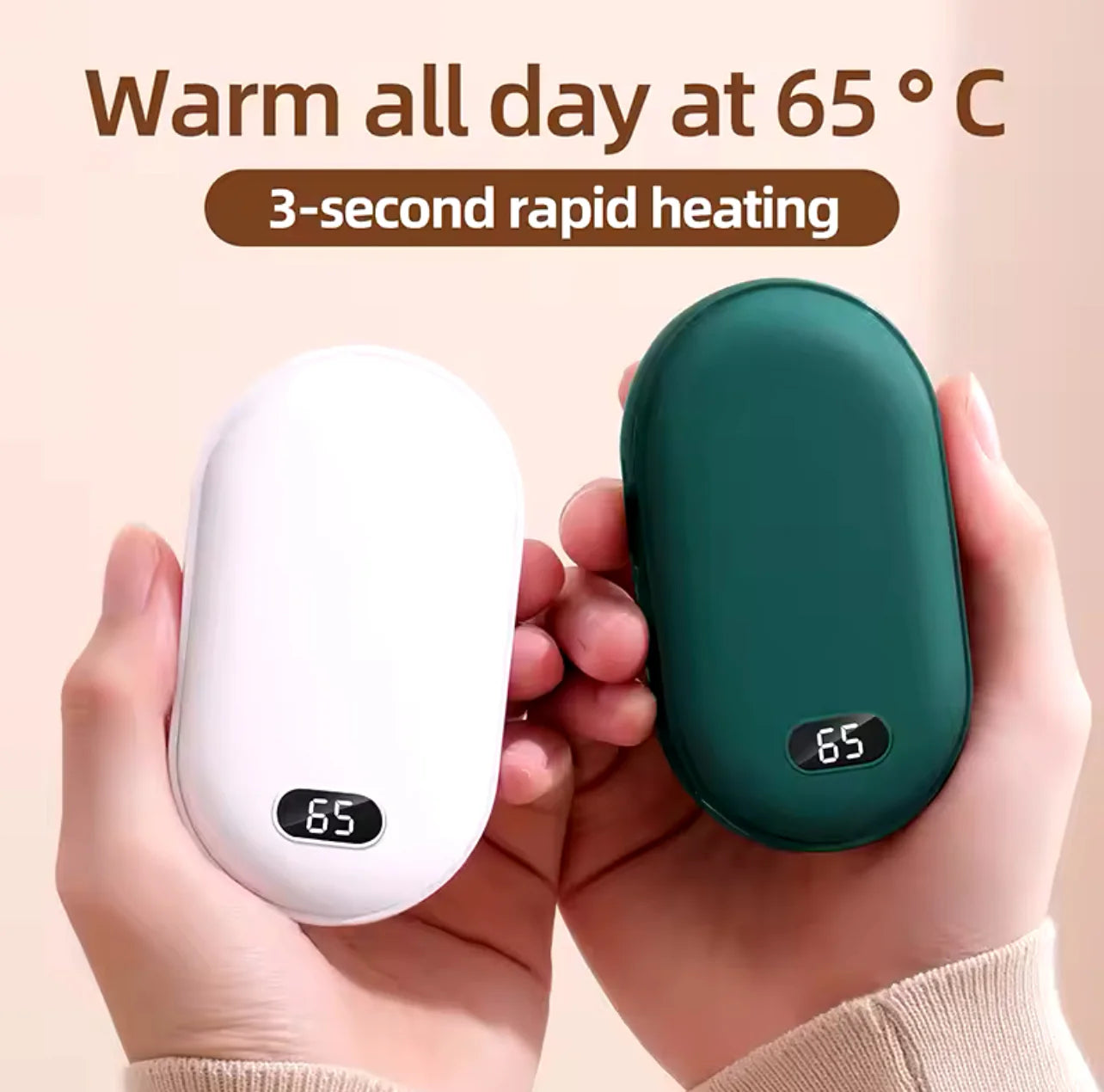 Warmers 1000™- Rechargeable Hand Warmers